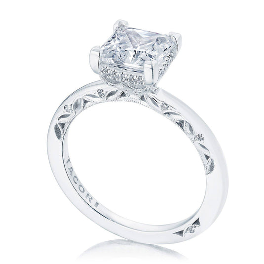 Tacori Princess Solitaire Engagement Ring 268917PR7