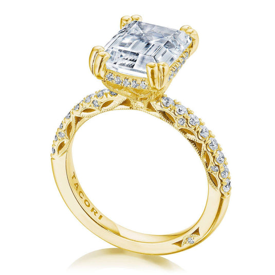 Tacori Emerald Solitaire Engagement Ring 269022EC11X8