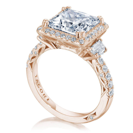 Tacori Princess 3-Stone Engagement Ring 269322PR9