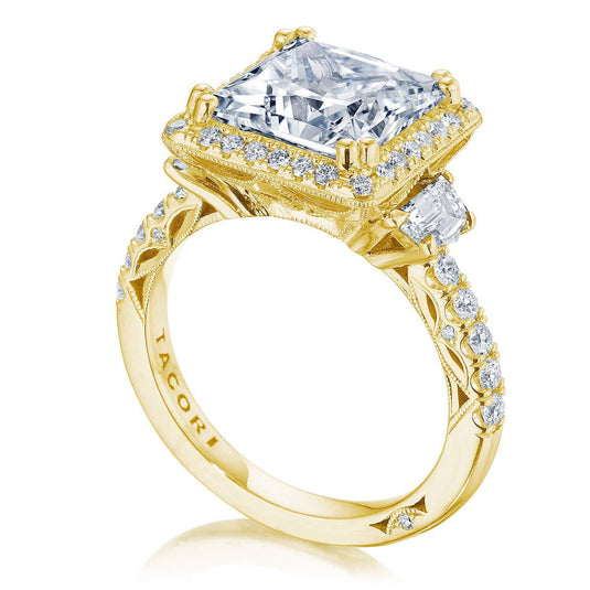 Tacori Princess 3-Stone Engagement Ring 269322PR9