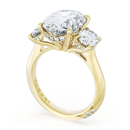 Tacori Oval 3-Stone Engagement Ring 41227OV13X95