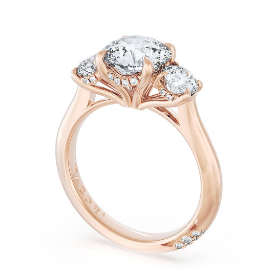 Tacori Round 3-Stone Engagement Ring 41227RD11