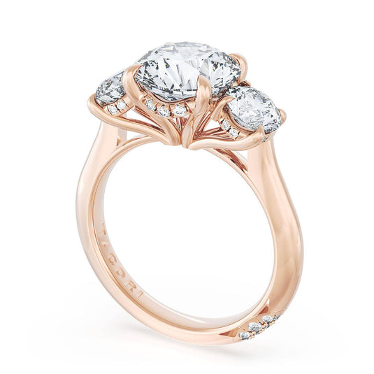 Tacori Round 3-Stone Engagement Ring 41227RD11