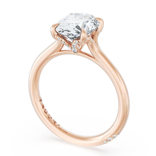 Tacori Oval Solitaire Engagement Ring 2584RD65