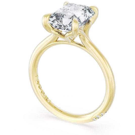 Tacori Radiant Solitaire Engagement Ring 2584RD65