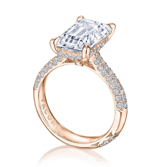 Tacori Emerald Solitaire Engagement Ring HT2673EC10X8