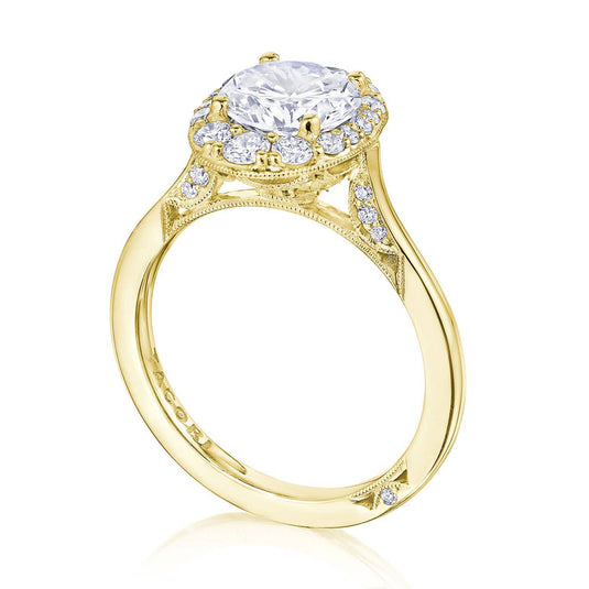 Tacori Round Bloom Engagement Ring HT2575RDOV75