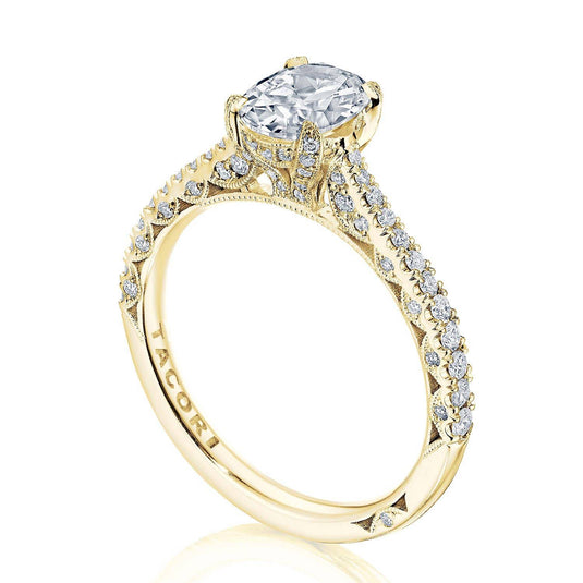 Tacori Oval Solitaire Engagement Ring HT2578OV75X55