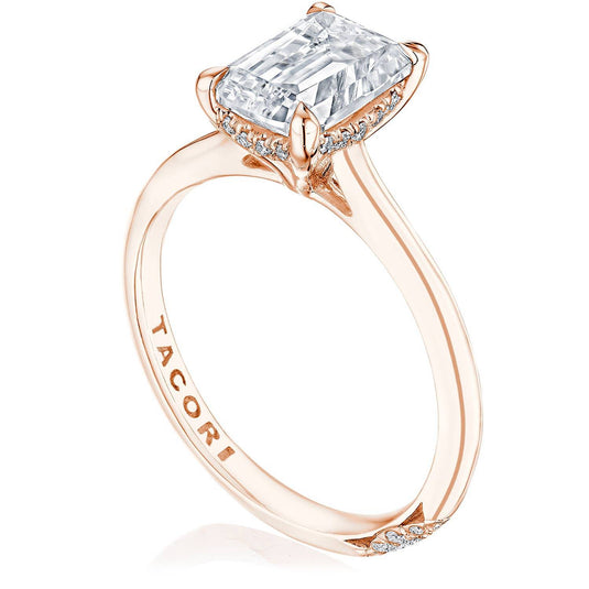 Tacori Emerald Solitaire Engagement Ring HT2580EC85x6