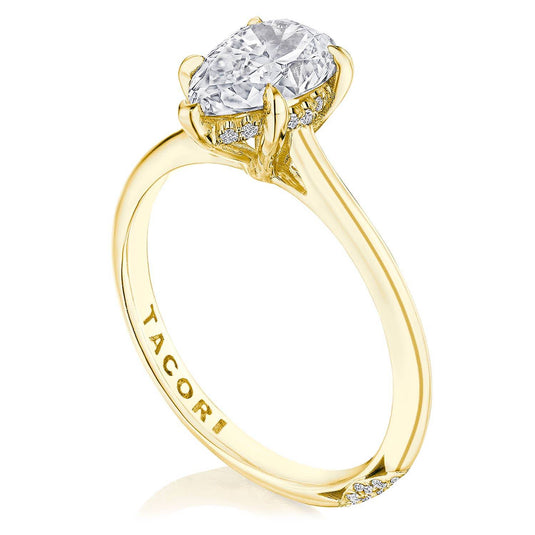 Tacori Pear Solitaire Engagement Ring HT2580PS9x6