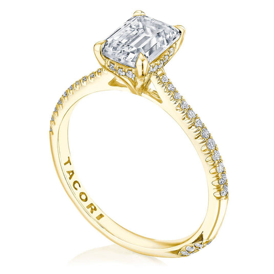 Tacori Emerald Solitaire Engagement Ring HT2581EC75x55