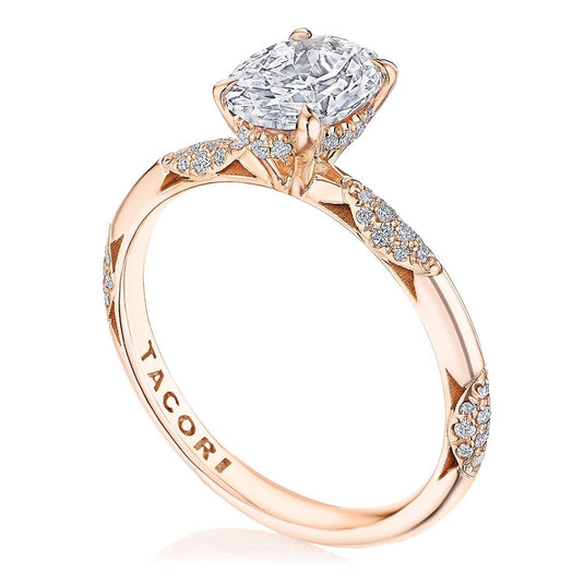 Tacori Oval Solitaire Engagement Ring HT2582OV8x6