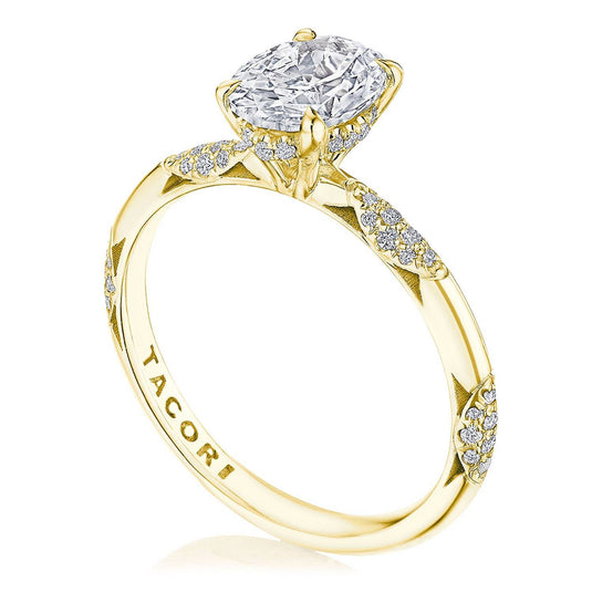 Tacori Oval Solitaire Engagement Ring HT2582OV8x6