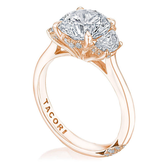 Tacori Round 3-Stone Engagement Ring HT2688RD85