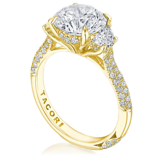 Tacori Round 3-Stone Engagement Ring HT2689RD9
