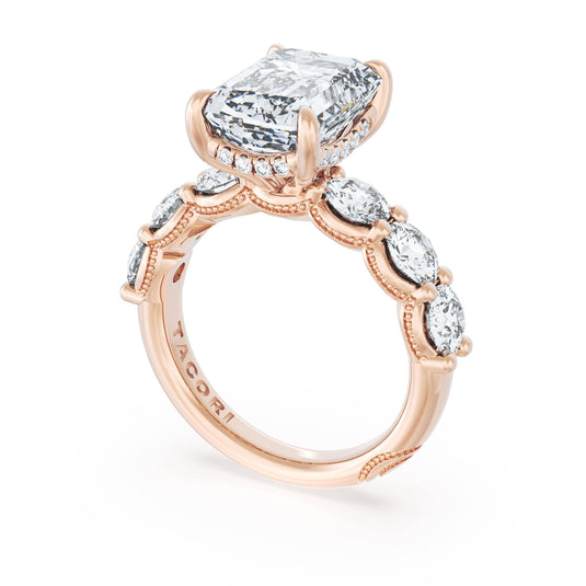 Tacori Emerald Solitaire Engagement Ring 416EC11X8