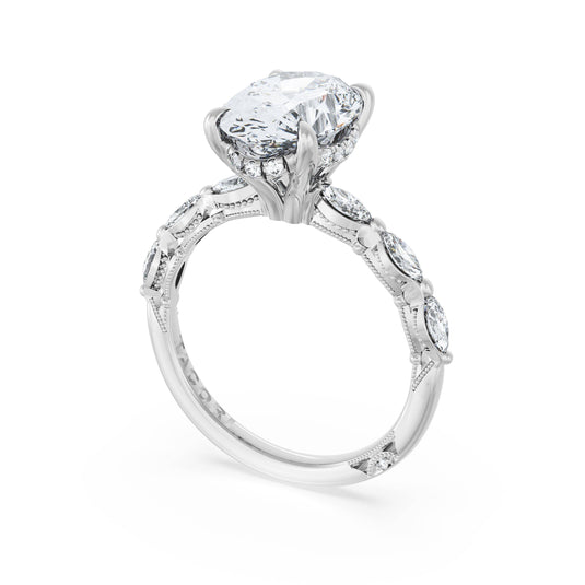Tacori Oval Solitaire Engagement Ring 42228OV125X9