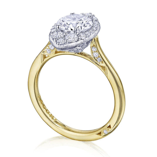 Tacori Round Bloom Engagement Ring HT2577RDMQ7YW