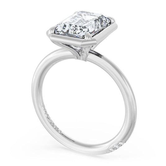 Tacori Emerald Solitaire Engagement Ring 40417EC11X8