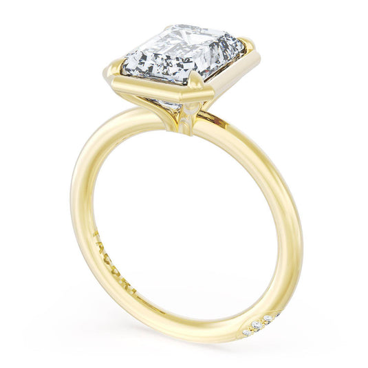 Tacori Emerald Solitaire Engagement Ring 40417EC11X8