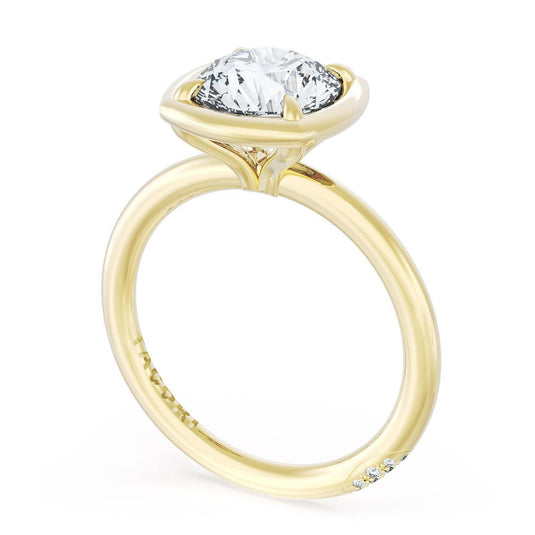 Tacori Cushion Solitaire Engagement Ring 40417CURD10
