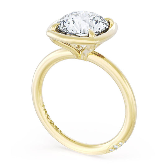 Tacori Cushion Solitaire Engagement Ring 40417CURD10