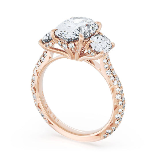Tacori Oval 3-Stone Engagement Ring 40927OV13X9534