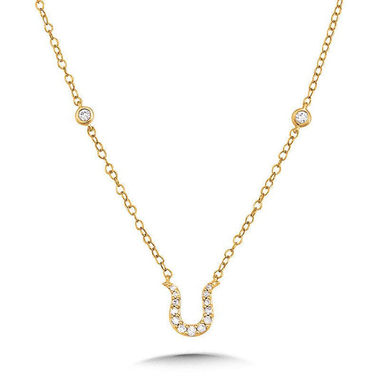 HORSESHOE DIAMOND ENHANCER NECKLACE PDD3090-Y