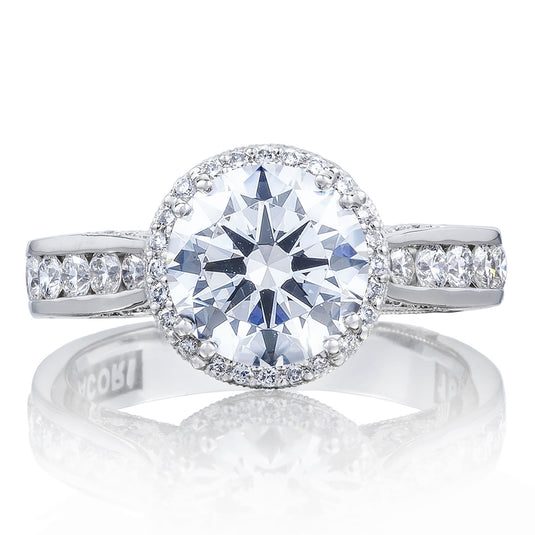 Tacori Round with Cushion Bloom Engagement Ring 2646-35RDR8