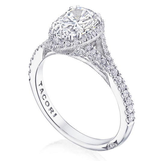 Tacori Pear Bloom Engagement Ring 2672PS9X6