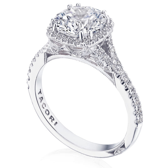 Tacori Round Bloom Engagement Ring 2672CU8