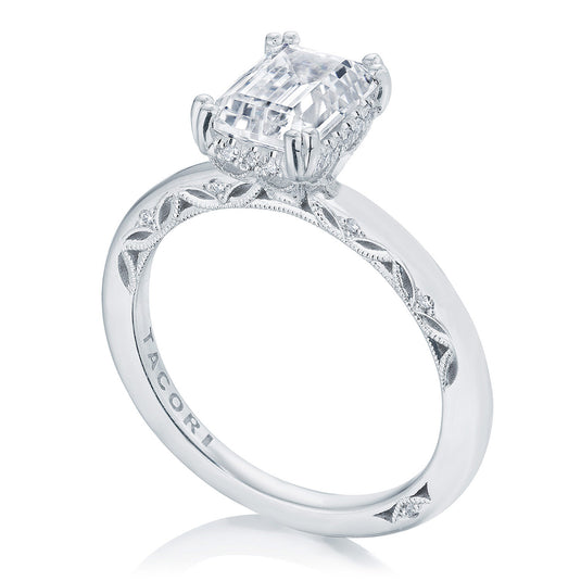 Tacori Emerald Solitaire Engagement Ring 268917EC8X6