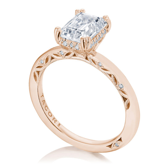Tacori Emerald Solitaire Engagement Ring 268917EC8X6