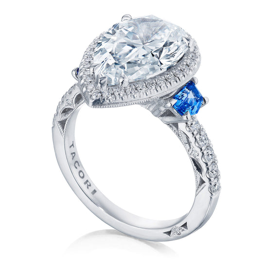 Tacori Pear 3-Stone Engagement Ring 269322PS14X9