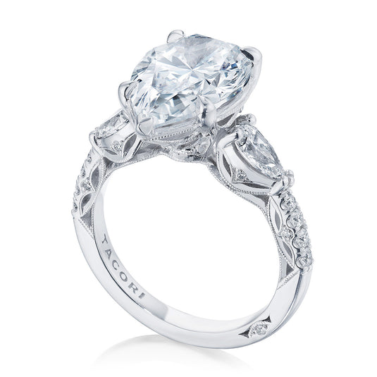 Tacori Pear 3-Stone Engagement Ring 269522PS14X9