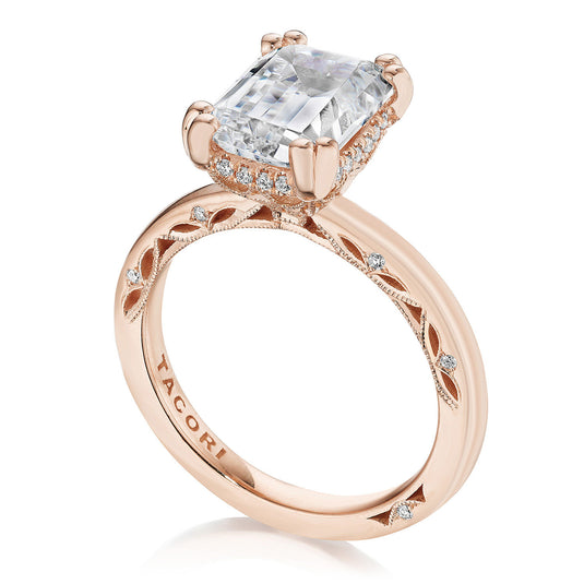 Tacori Emerald Solitaire Engagement Ring 268922EC10X75