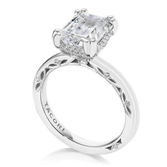 Tacori Emerald Solitaire Engagement Ring 268922EC10X75