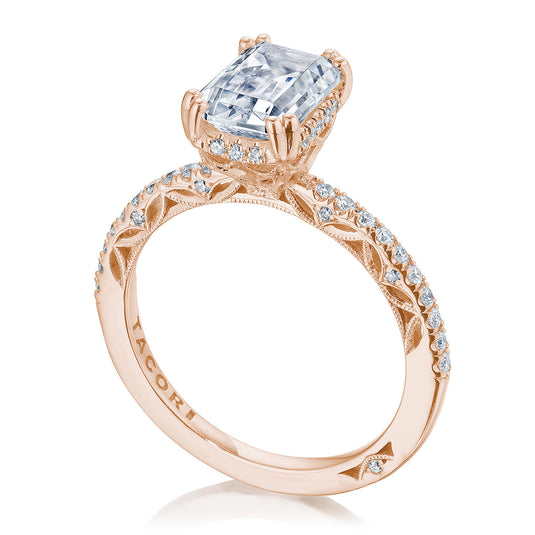 Tacori Emerald Solitaire Engagement Ring 269017EC85X6