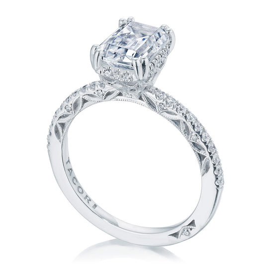 Tacori Emerald Solitaire Engagement Ring 269017EC85X6