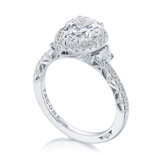 Tacori Pear 3-Stone Engagement Ring 269217PS10X7