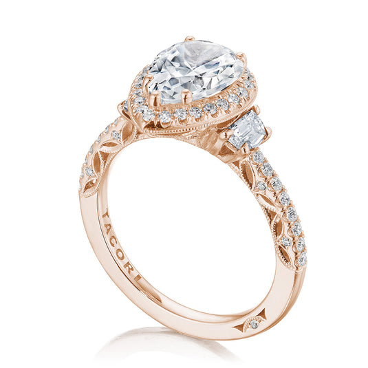 Tacori Pear 3-Stone Engagement Ring 269217PS10X7