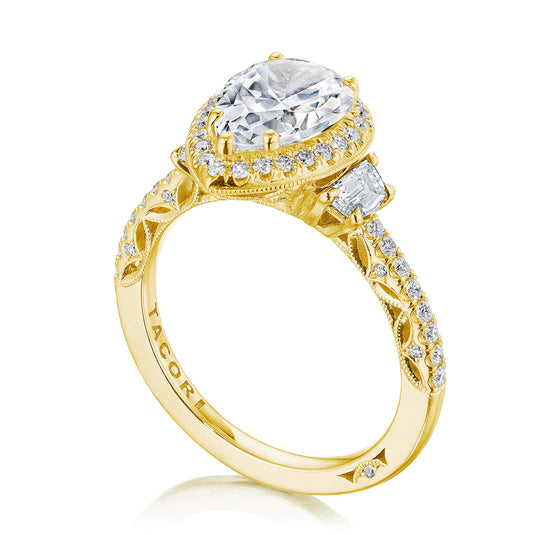 Tacori Pear 3-Stone Engagement Ring 269217PS10X7