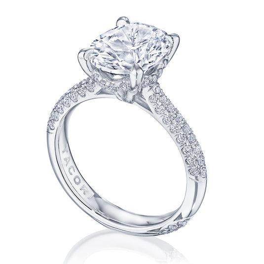 Tacori Oval Solitaire Engagement Ring HT2673OV10X8