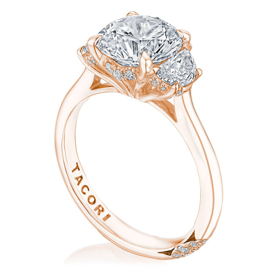 Tacori Round 3-Stone Engagement Ring HT2688RD85