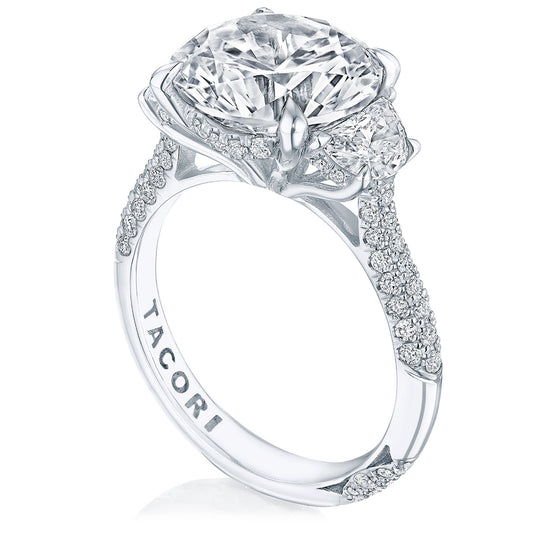 Tacori Round 3-Stone Engagement Ring HT2691RD11