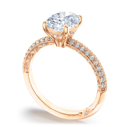 Tacori Oval Solitaire Engagement Ring 2686ov85x65
