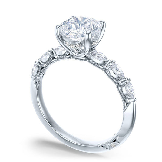 Tacori Cushion Solitaire Engagement Ring 2687cu65