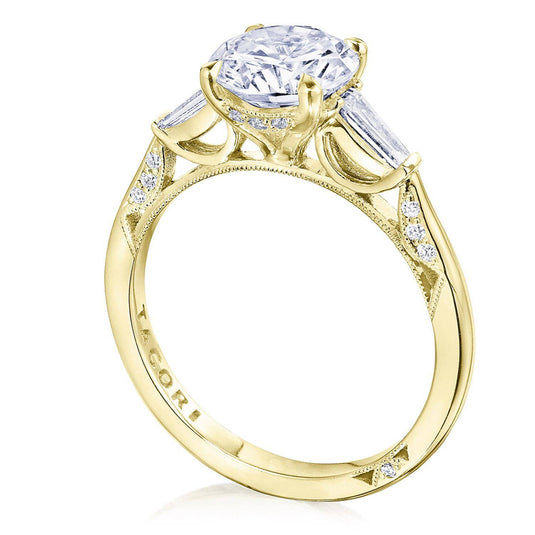 Tacori Round 3-Stone Engagement Ring 2668RD65