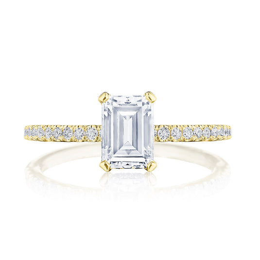 Tacori Emerald Solitaire Engagement Ring 2669PS85X55