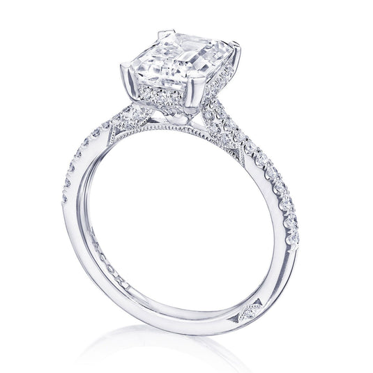 Tacori Emerald Solitaire Engagement Ring 267015RD8